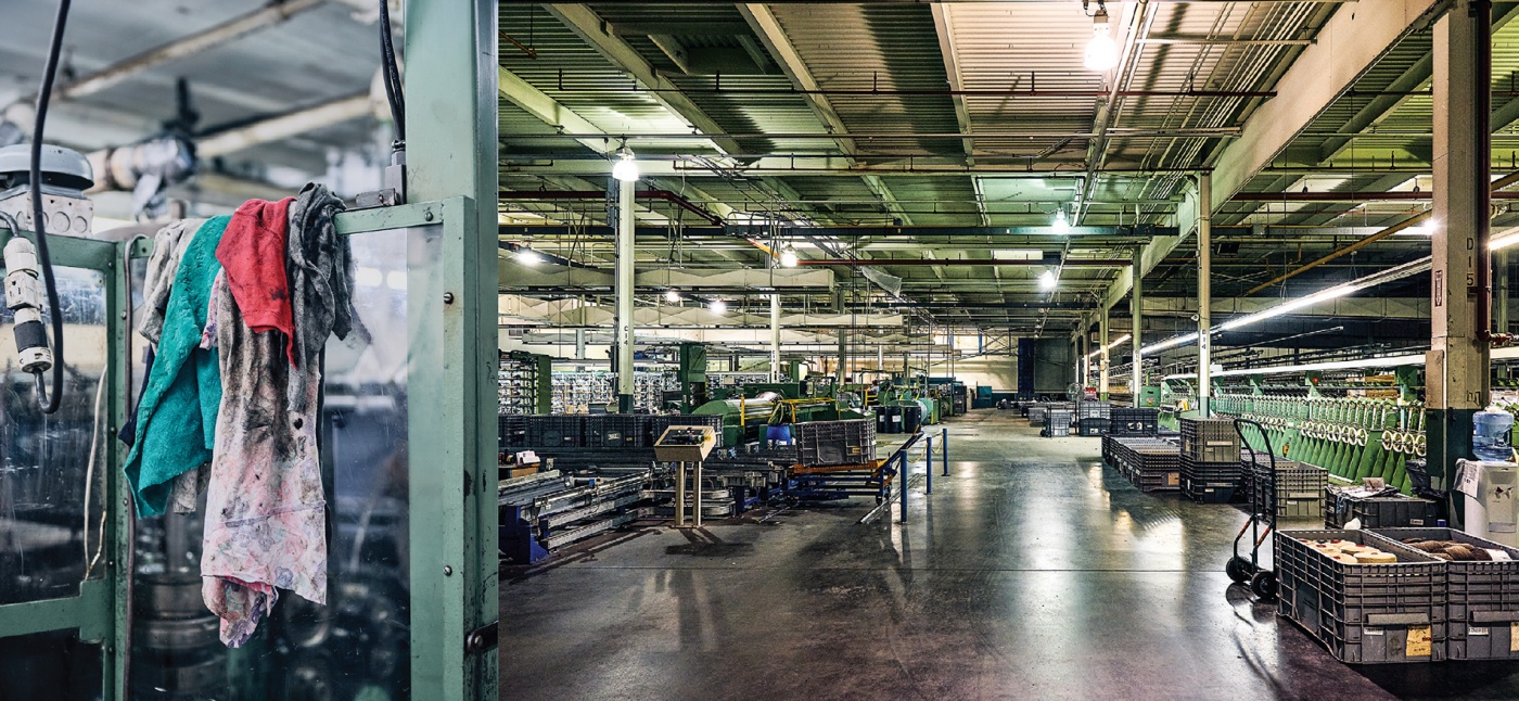 Scenes from around two of American Woolen&rsquo;s revived factory buildings